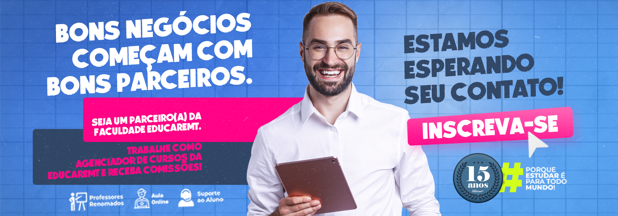 Seja Parceiro – Faculdade EduCareMT